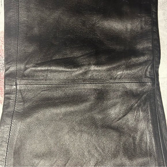Black leather slacks - Picture 6 of 9